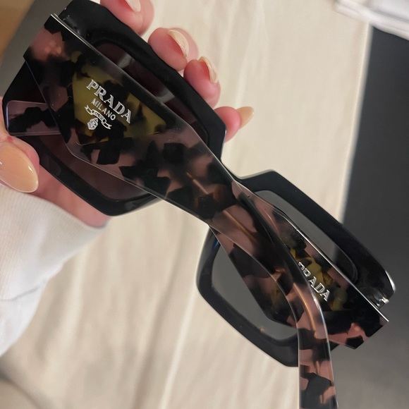 Prada Symbole Sunglasses - Slate Gray - Picture 7 of 9